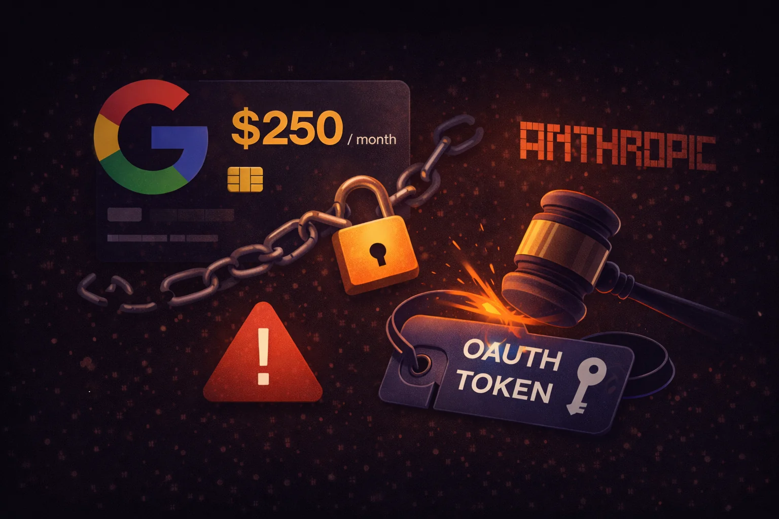 Платишь $250 в месяц — а тебя банят без предупреждения. Google и Anthropic объявили войну сторонним AI-клиентам