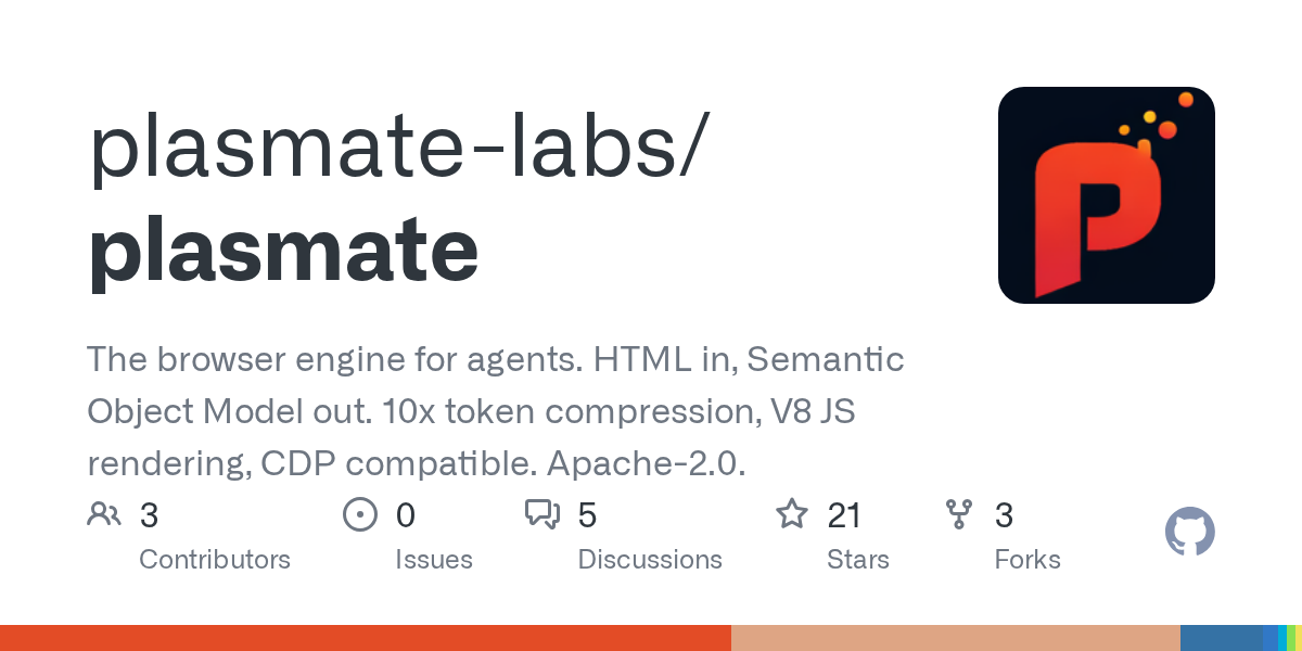 Plasmate — браузерный движок на Rust, который режет токены AI-агентов на 94%
