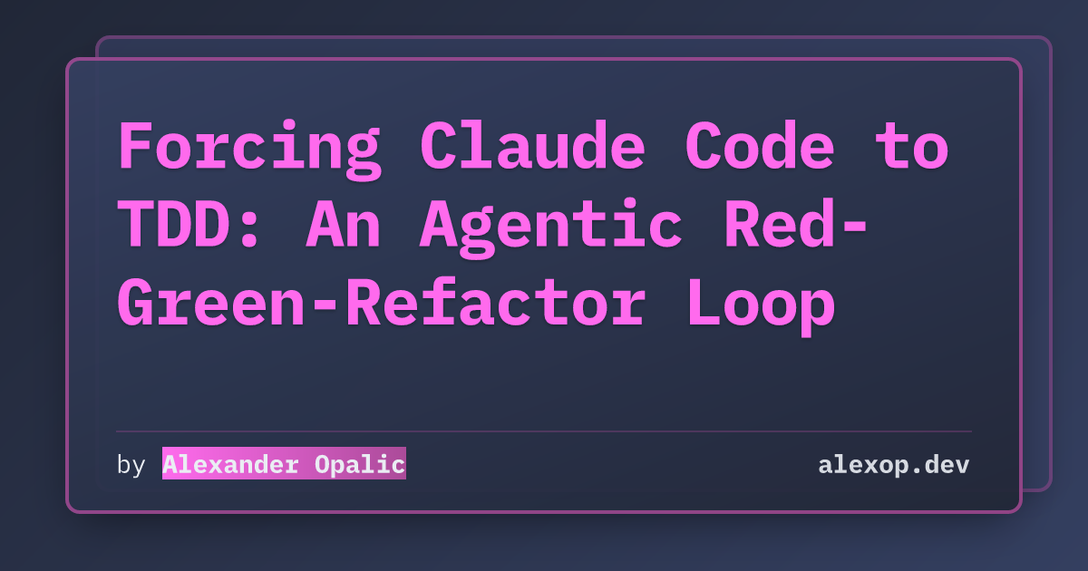 TDD с Claude Code — как заставить AI писать тесты до кода и перестать ловить баги в продакшене